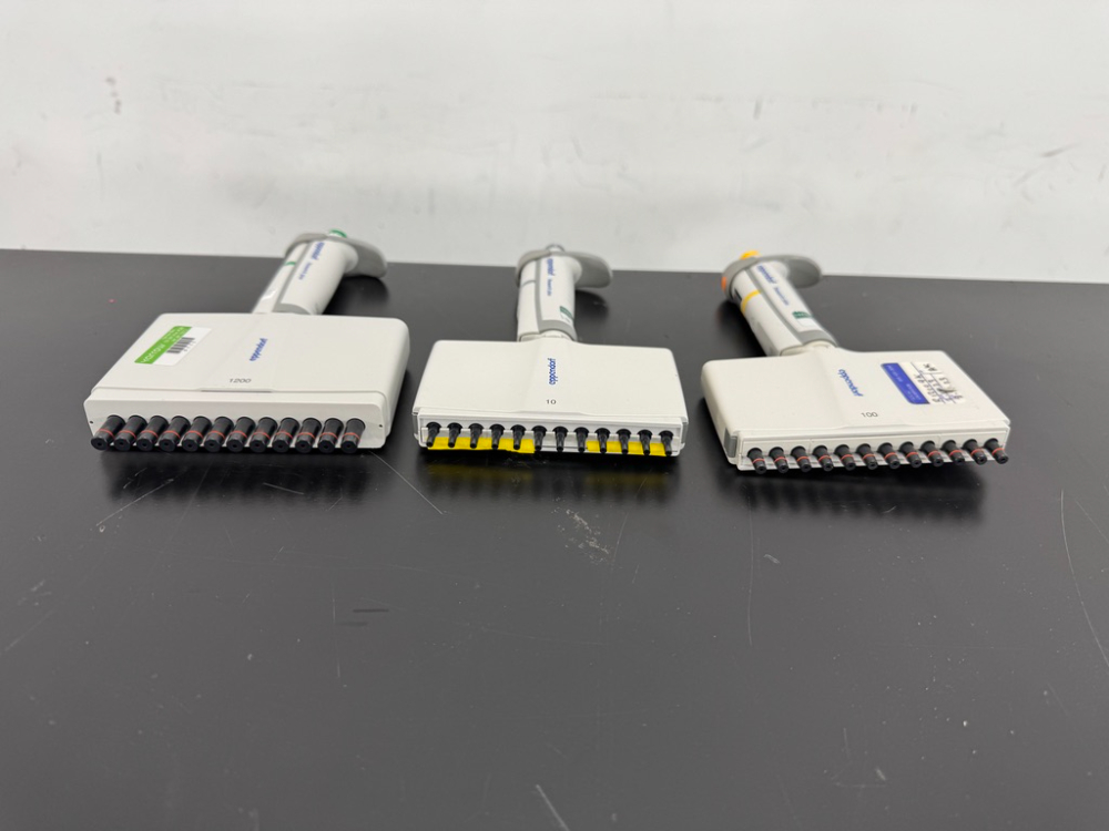Image of Eppendorf Research Plus Multichannel Pipettes Qty 3